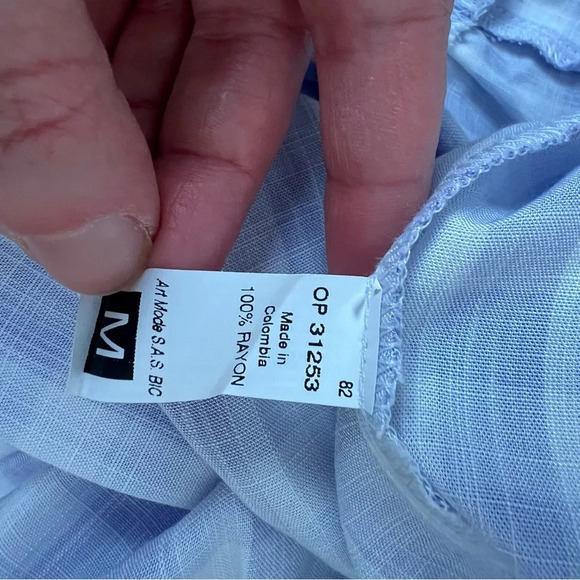 Maaji Seersucker Magnolia Mini Cover Up dress Size M l Purple Gingham - Picture 8 of 8